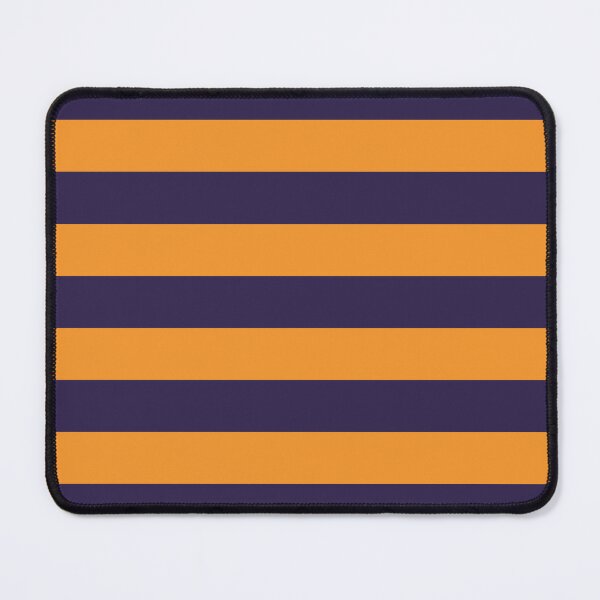 Item preview, Medium NAVY BLUE and ORANGE Horizontal STRIPES designed and sold by RachelMacht.