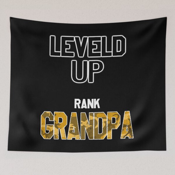 Item preview, I Have Leveled Up To Grandpa | Desert Camo designed and sold by VictorL Designs.