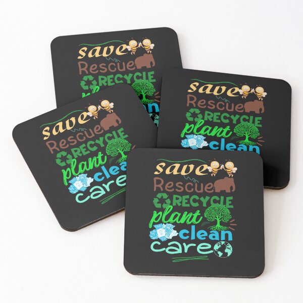 Item preview, Save Bees Rescue Animals Recycle Plastict Earth Day designed and sold by ami28.