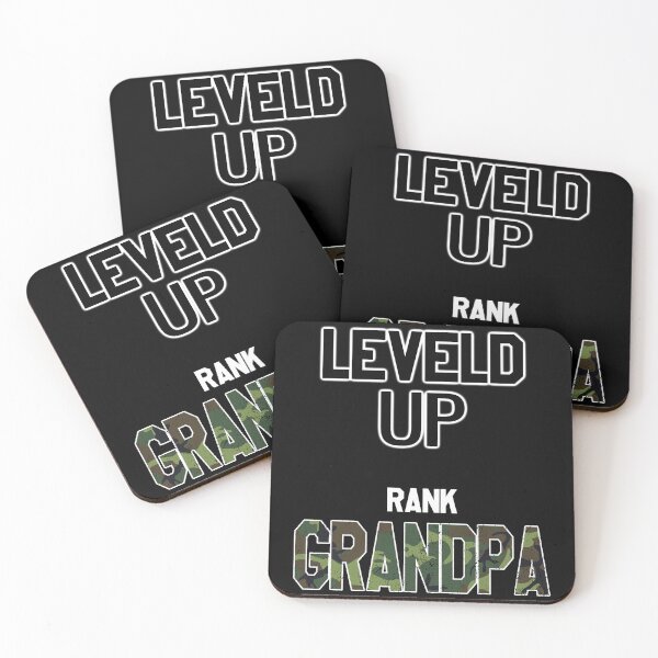 Item preview, I Have Leveled Up To Grandpa | Camo designed and sold by VictorL Designs.