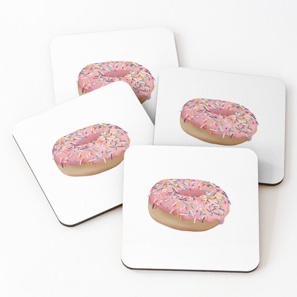 Item preview, Pink Frosted Doughnut with Sprinkles designed and sold by Sophia Grausam.