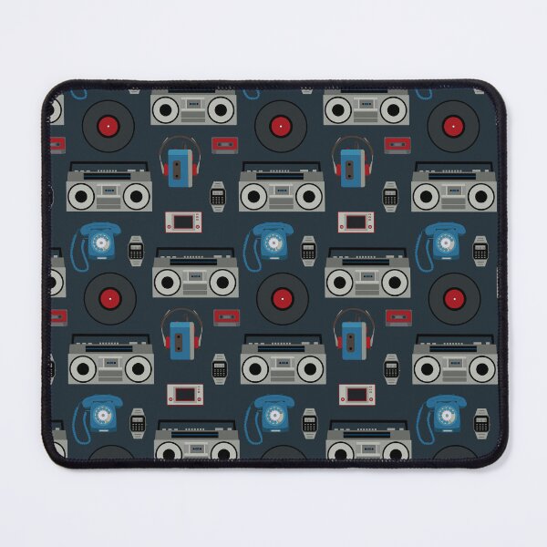 Item preview, Retro objects from the eighties pattern designed and sold by EngineerGoC.