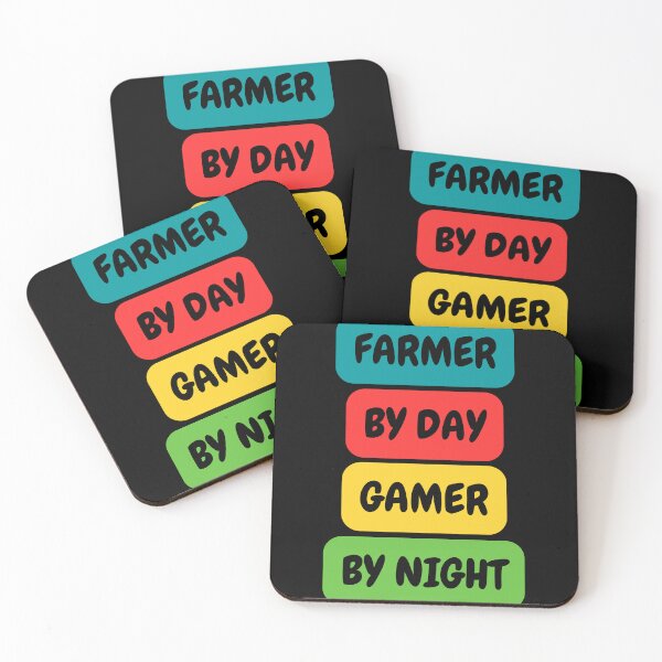 Item preview, Copy of FARMER BY DAY GAMER BY NIGHT designed and sold by AbdullahMuneer.