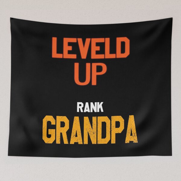 Item preview, I Have Leveled Up To Grandpa | Neon Orange designed and sold by VictorL Designs.
