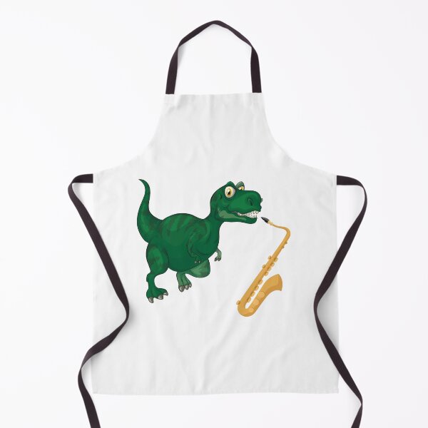 Artikelvorschau, Dinosaurier, der Saxophon spielt, lustiges gutes Dinosaurier-Saxophon-Liebhaber-cooles grünes Design entworfen und verkauft von pedrored369.