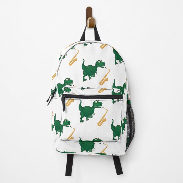 Item preview, Dinosaur Playing Saxophone ,Funny Good Dinosaur Saxophone Lovers Cool Green Design designed and sold by pedrored369.