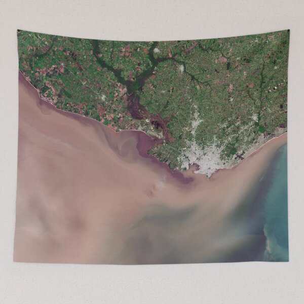 Item preview, Montevideo, Uruguay from space designed and sold by Raureif.