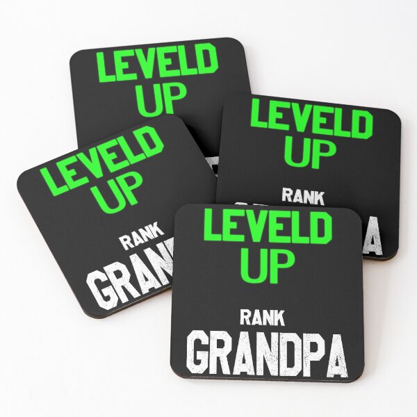Item preview, I Have Leveled Up To Grandpa | Neon Green designed and sold by VictorL Designs.