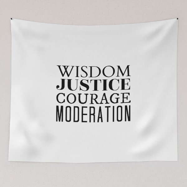 Item preview, Stoic Virtues | Virtues of Stoicism | Stoic Philosophy designed and sold by StoicStreet.