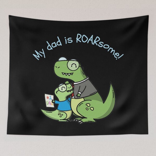 Item preview, My dad is roarsome designed and sold by ArtAndDesignA.