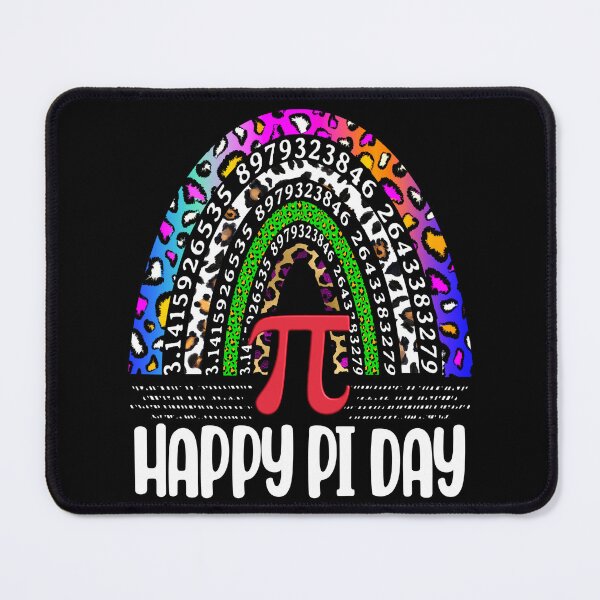 Item preview, Happy Pi Day Mathematic Math Teacher Leopard Rainbow, Pi Day for Math Lovers designed and sold by orangeblue21.
