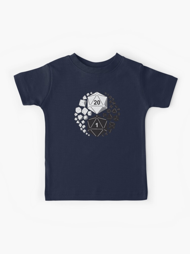 Yin Yang Dice Dm T-Shirt Funny Vintage Rpg Gift Tee Yin Yang Dice Dm T-Shirt Funny Vintage Rpg Gift Tee