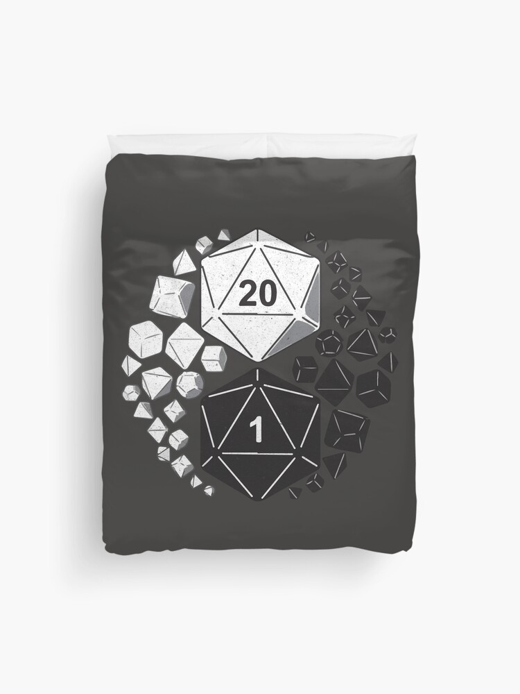 D20 Yin Yang DnD Dice Dungeons and Dragons Print Magnet for Sale by  ToplineDesigns