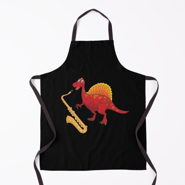 Item preview, Dinosaur Playing Saxophone ,Funny Good Dinosaur Saxophone Lovers Red Design designed and sold by pedrored369.