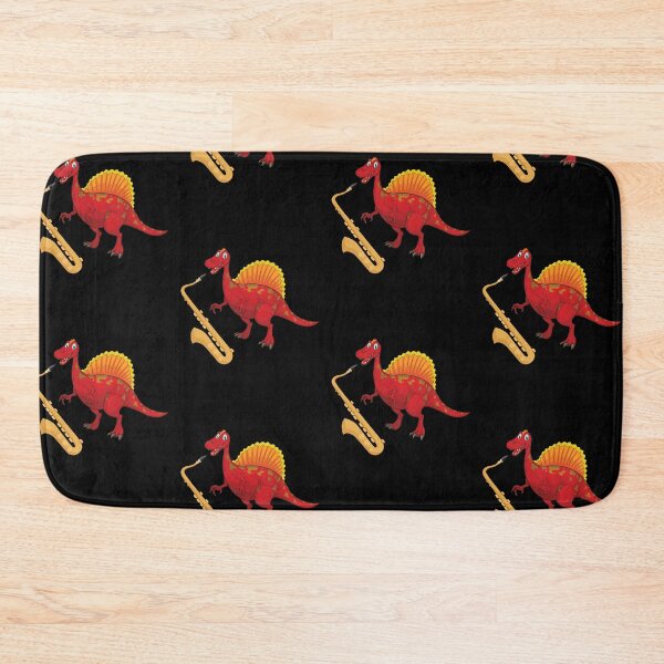 Item preview, Dinosaur Playing Saxophone ,Funny Good Dinosaur Saxophone Lovers Red Design designed and sold by pedrored369.