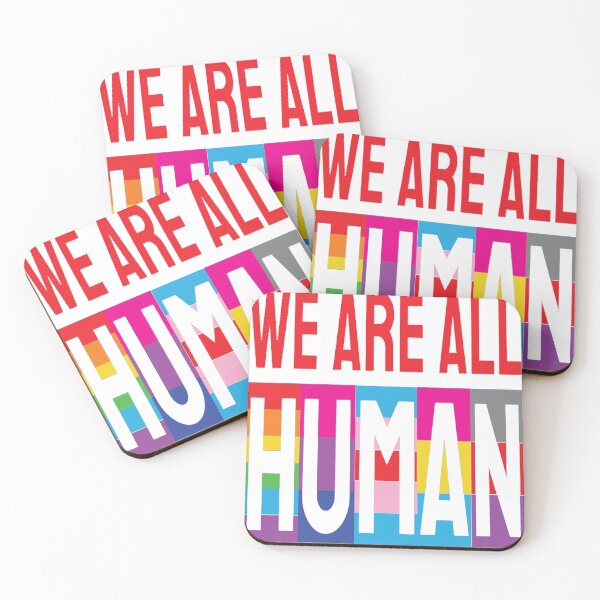 Item preview, We Are All Human  - Gay Pride designed and sold by MauveMoves.