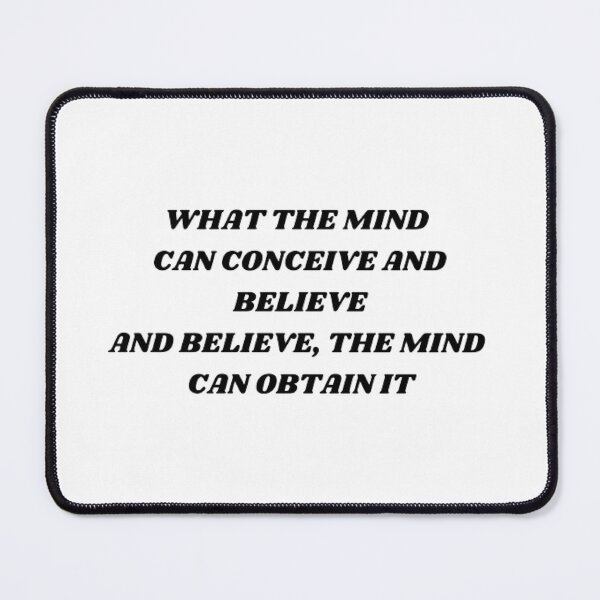 Item preview, What the mind can conceive and believe and believe , the mind can obtain it designed and sold by Kuitoo.