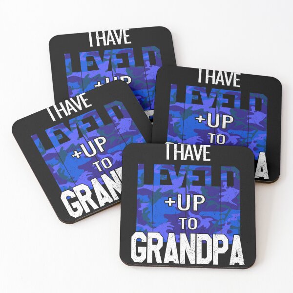 Item preview, I Have Leveled Up To Grandpa , Blue Camouflage  designed and sold by VictorL Designs.