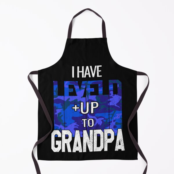 Item preview, I Have Leveled Up To Grandpa , Blue Camouflage designed and sold by VictorL Designs.