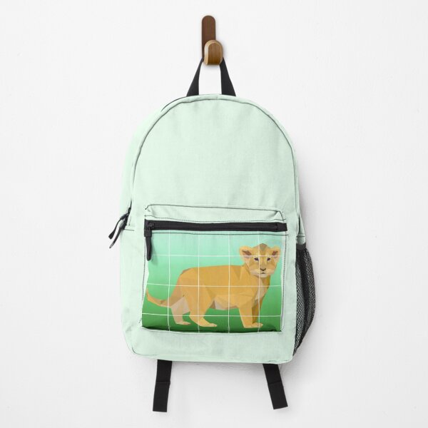 Item preview, Geometric lion cub art designed and sold by LukjanovArt.