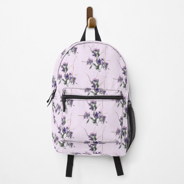 Item preview, Pretty purple watercolor and ink flowers designed and sold by CuisineCat.