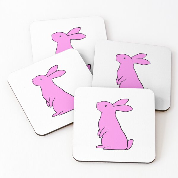Item preview, Simple rabbit - pink designed and sold by WatershipBound.