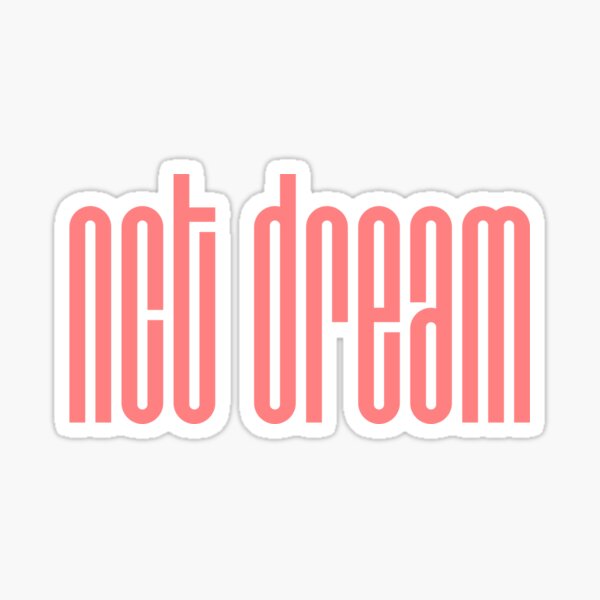 NCT DREAM Logo - Pink Sticker