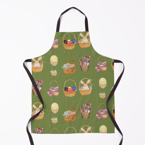 Item preview, Easter Sunday egg basket ideas / Colorful Pastel Easter Eggs and Bunny Rabbits designed and sold by haRexia.