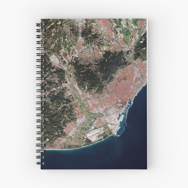 Item preview, Barcelona, Spain from space designed and sold by Raureif.