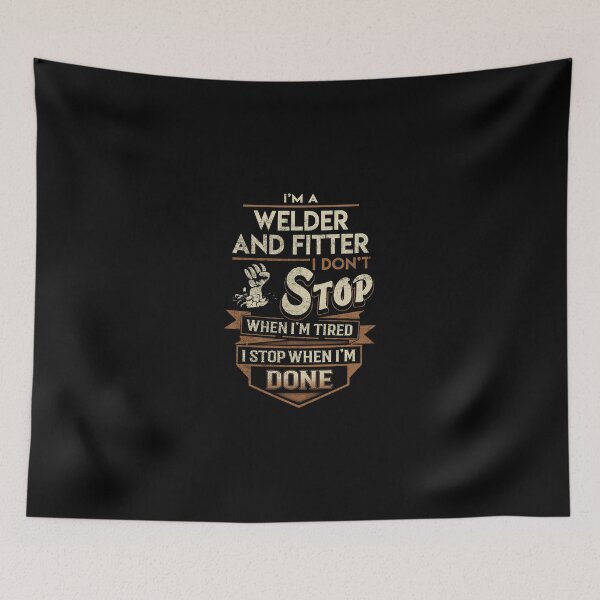 Item preview, Welder And Fitter T Shirt - I Stop When Done Job Gift Item Tee designed and sold by natalinedk.