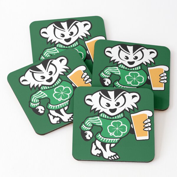 Item preview, Wisconsin Mad Badger Lucky Beer St Paddy's designed and sold by gstrehlow2011.