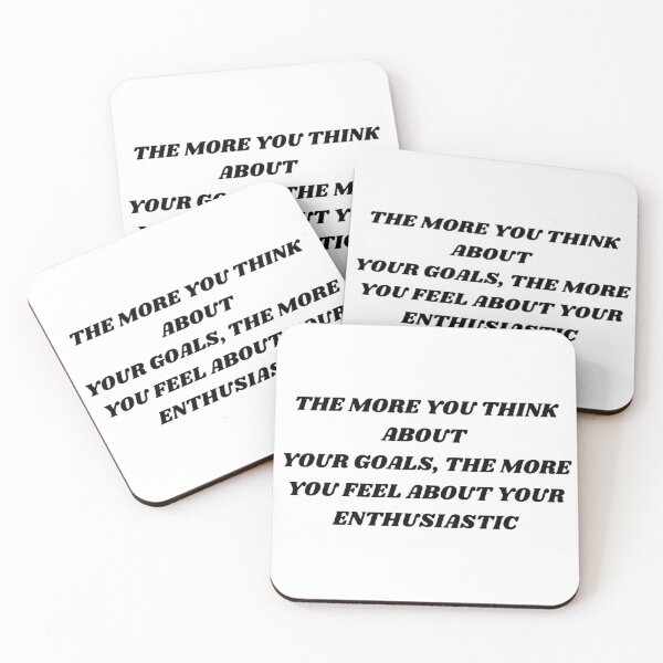 Item preview, The more you think about your goals , the more you feel about your enthusiastic designed and sold by Kuitoo.