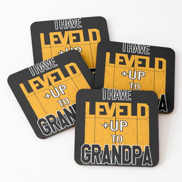 Item preview, I Have Leveled Up To Grandad | Yellow Negative designed and sold by VictorL Designs.