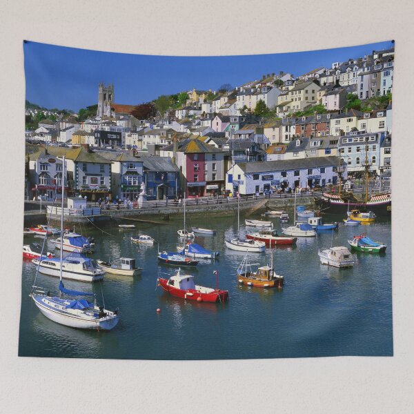 Item preview, Brixham Harbour designed and sold by galpinimages.