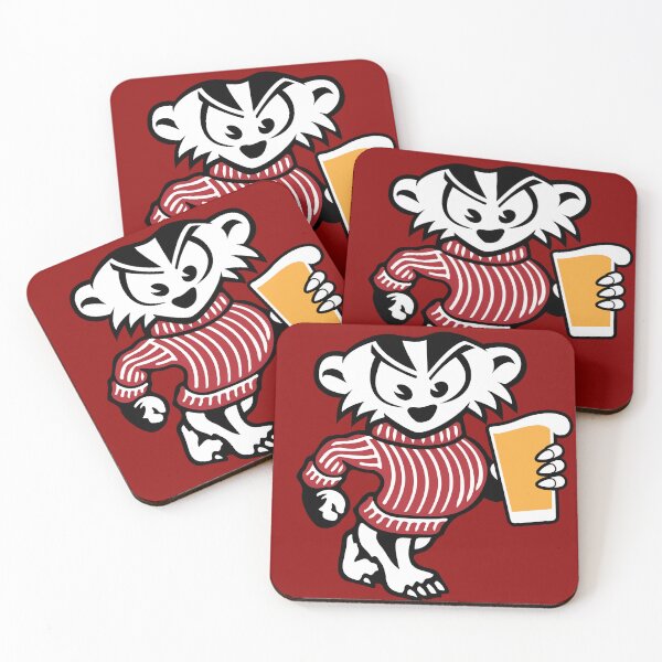 Item preview,  Wisconsin Mad Badger Beer Pint Glass designed and sold by gstrehlow2011.