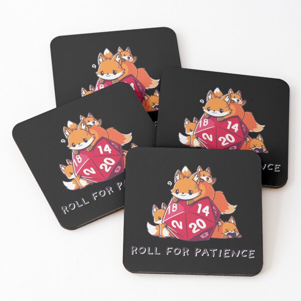 Item preview, Dnd Cute Animals With D20 Dice Print designed and sold by ToplineDesigns.
