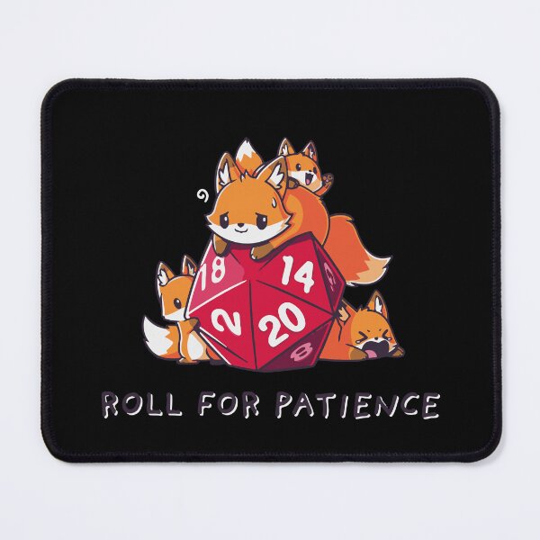 Item preview, Dnd Cute Animals With D20 Dice Print designed and sold by ToplineDesigns.