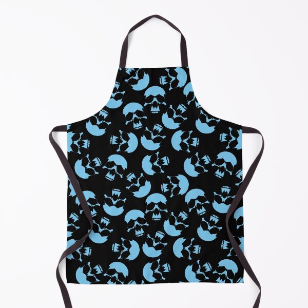 Item preview, Black And Blue Skull Pattern designed and sold by TMBTM.
