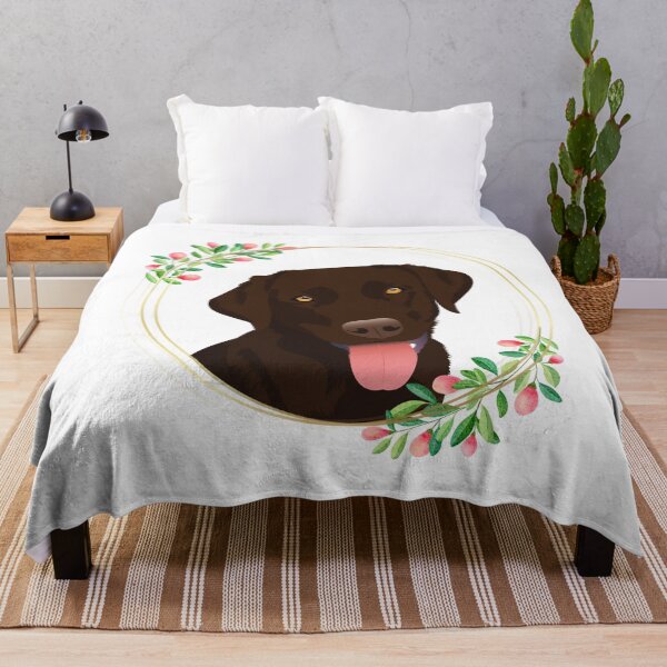 Item preview, Chocolate Lab Flower Frame designed and sold by KCPetPortraits.