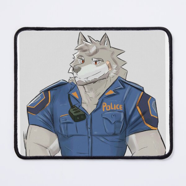 Item preview, furry cop  designed and sold by Leosketches.