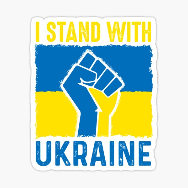 Item preview, I Stand with Ukraine designed and sold by NessiCreates.