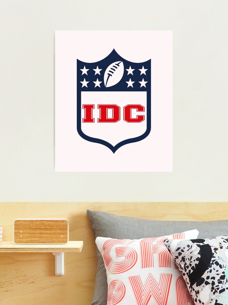 IDC American Football Funny I Don't Care Football Fan Lover, Sticker for  Sale by truewear1