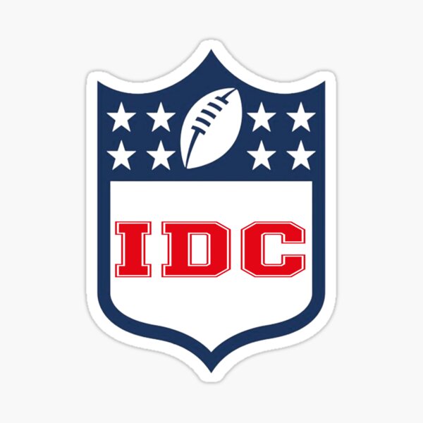 IDC American Football Funny I Don't Care Football Fan Lover,' Sticker for  Sale by truewear1