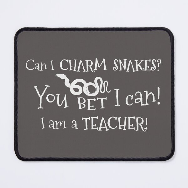 Item preview, Snake Charmer Teacher designed and sold by i-cottagedesign.