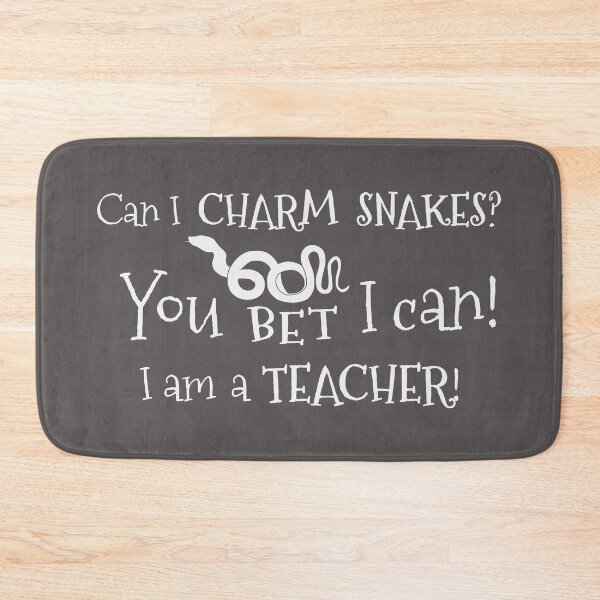 Item preview, Snake Charmer Teacher designed and sold by i-cottagedesign.