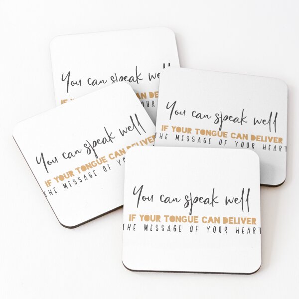 Item preview, You can speak well if your tongue can deliver the message of your heart designed and sold by Badrart.