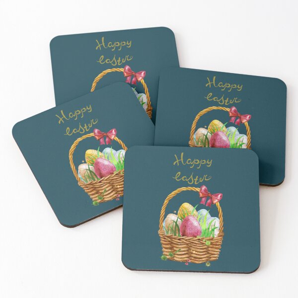 Item preview, Easter Sunday egg basket ideas / Colorful and Pretty Watercolor Easter Eggs designed and sold by haRexia.