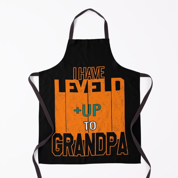 Item preview, I Have Leveled Up To Grandad | Orenge/Black designed and sold by VictorL Designs.