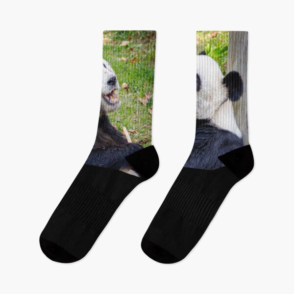 Item preview, Giant Panda Socks designed and sold by Raven-Creative.