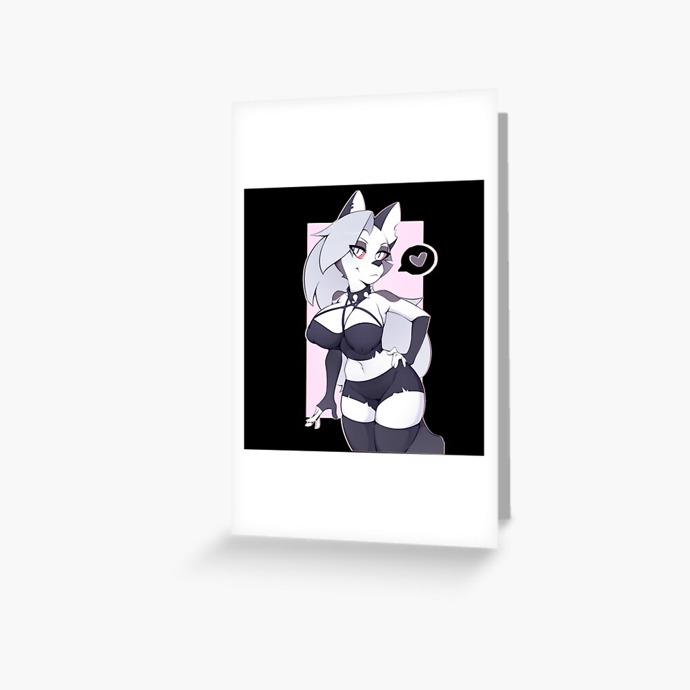 Helluva Boss Loona Greeting Card For Sale By Animstickers Redbubble